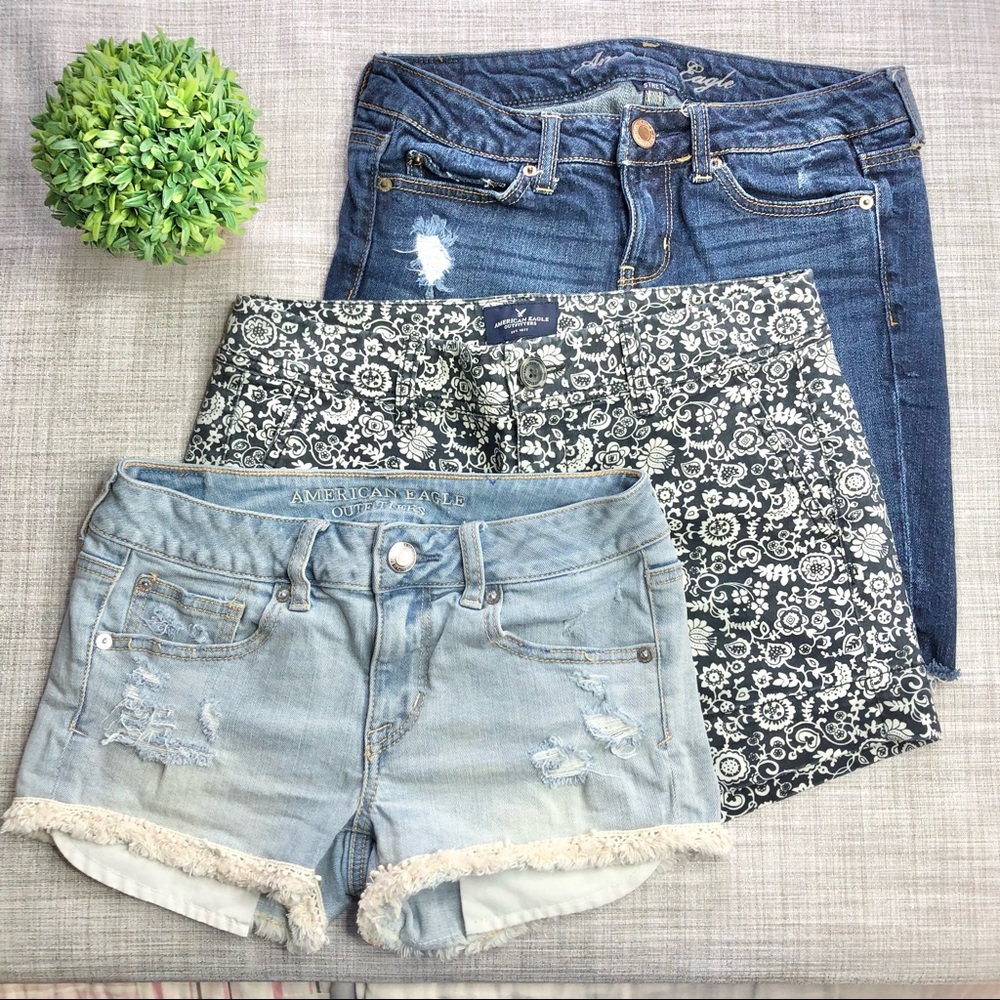 American Eagle shortie/ Bermuda shorts bundle